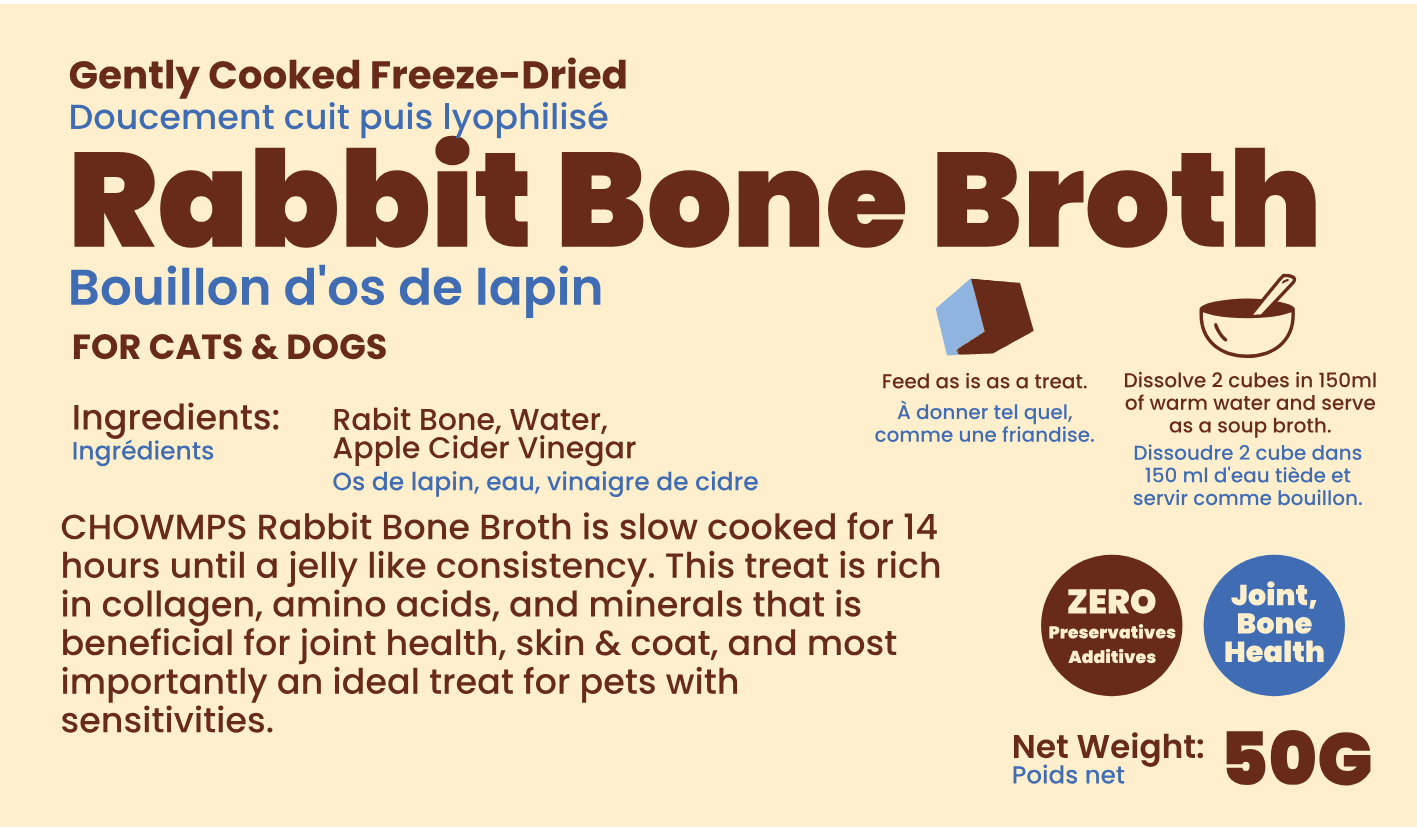 Bouillon d'os de lapin FD