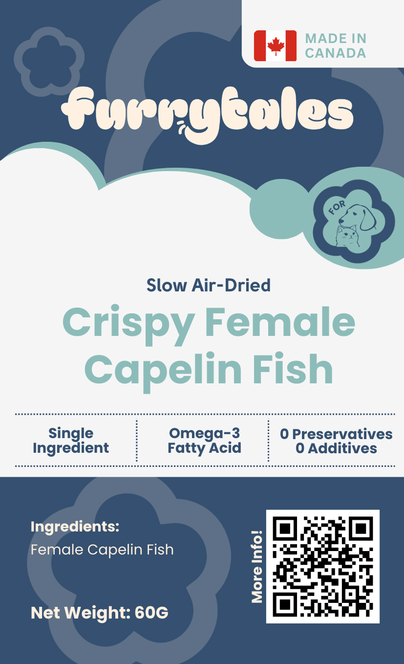 Capelan femelle croustillant