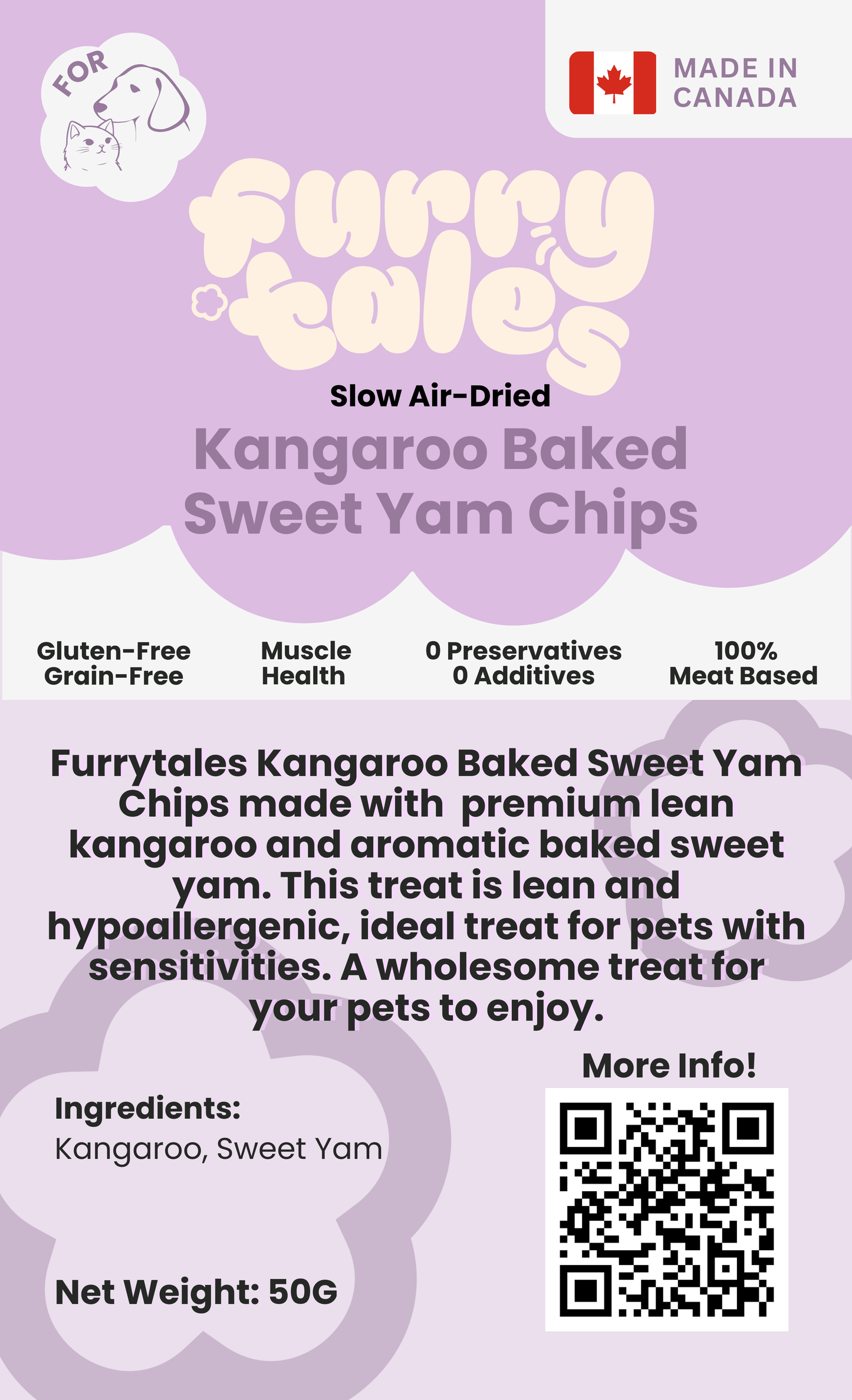 Patate douce cuite au four par le kangourou