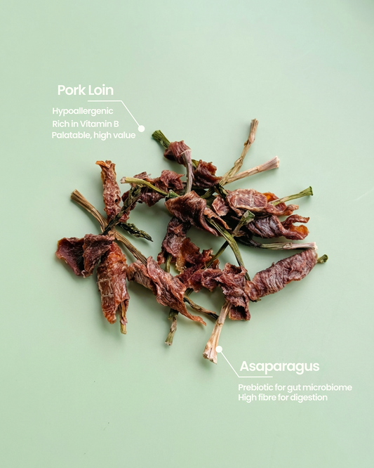 Rouleau de porc aux asperges