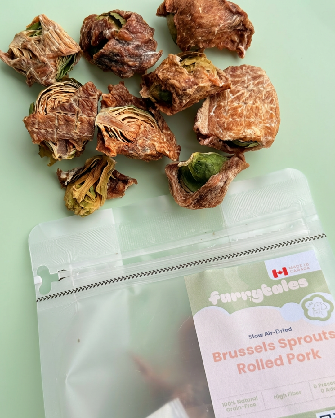 Choux de Bruxelles roulés au porc