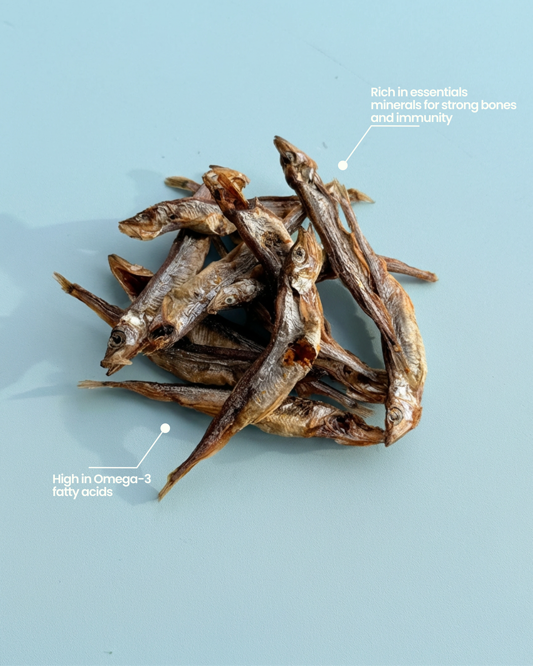 Capelan femelle croustillant