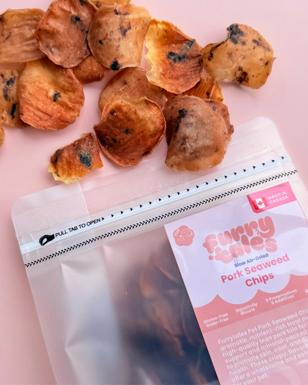 Chips de porc aux algues