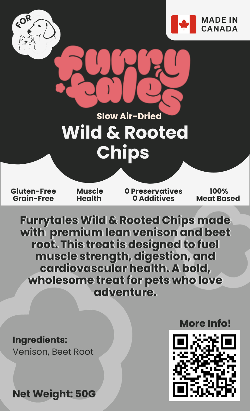 Chips sauvages et enracinées